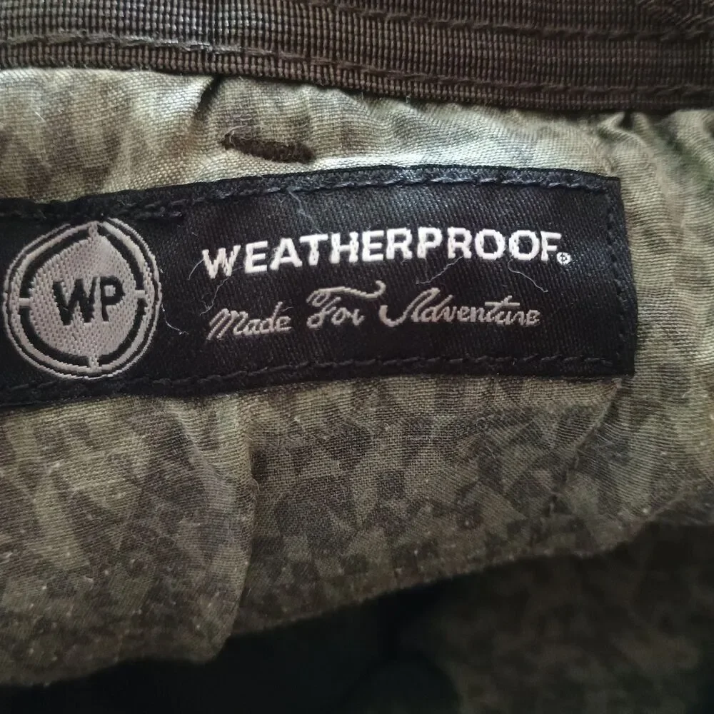Weatherproof Utility Cargo Pants Mens 32x29 (actual) Olive Green Straight Leg